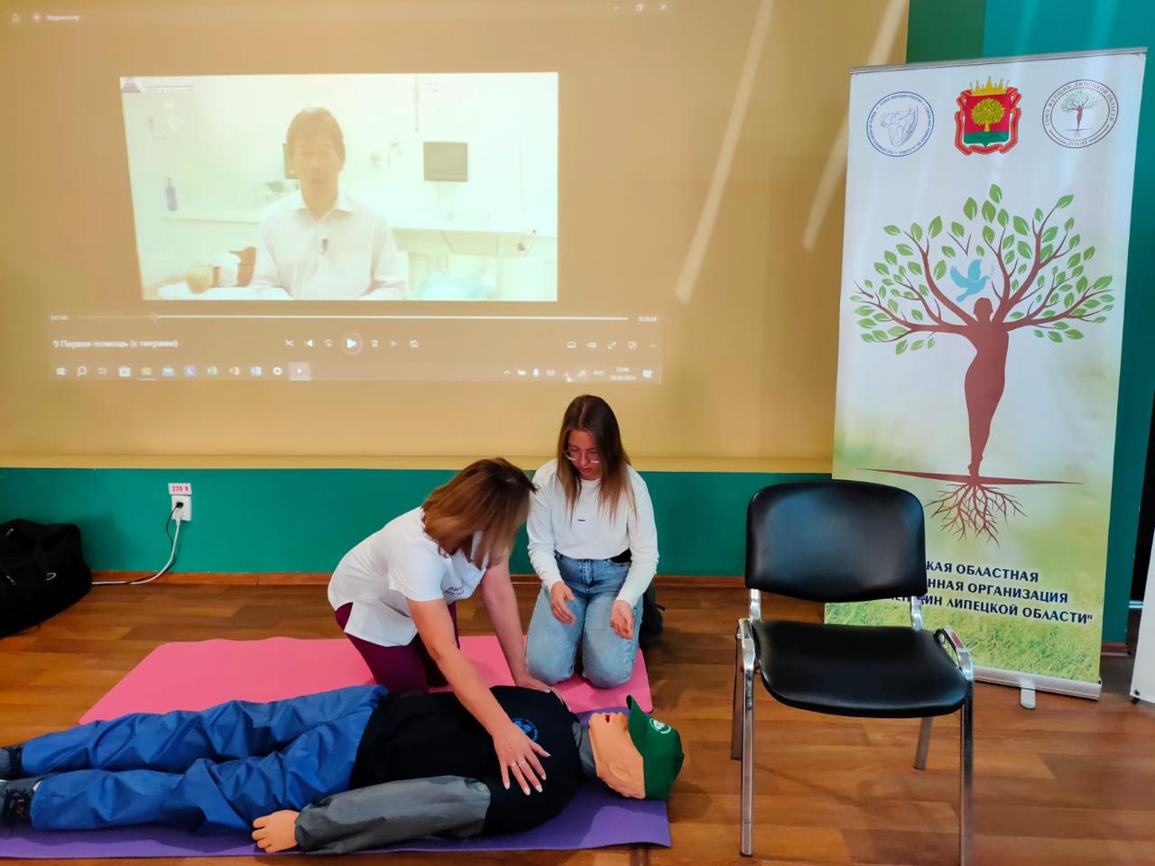 Мы продолжаем проект "Научись спасать жизнь", при поддержке Управления внутренней политики Липецкой области