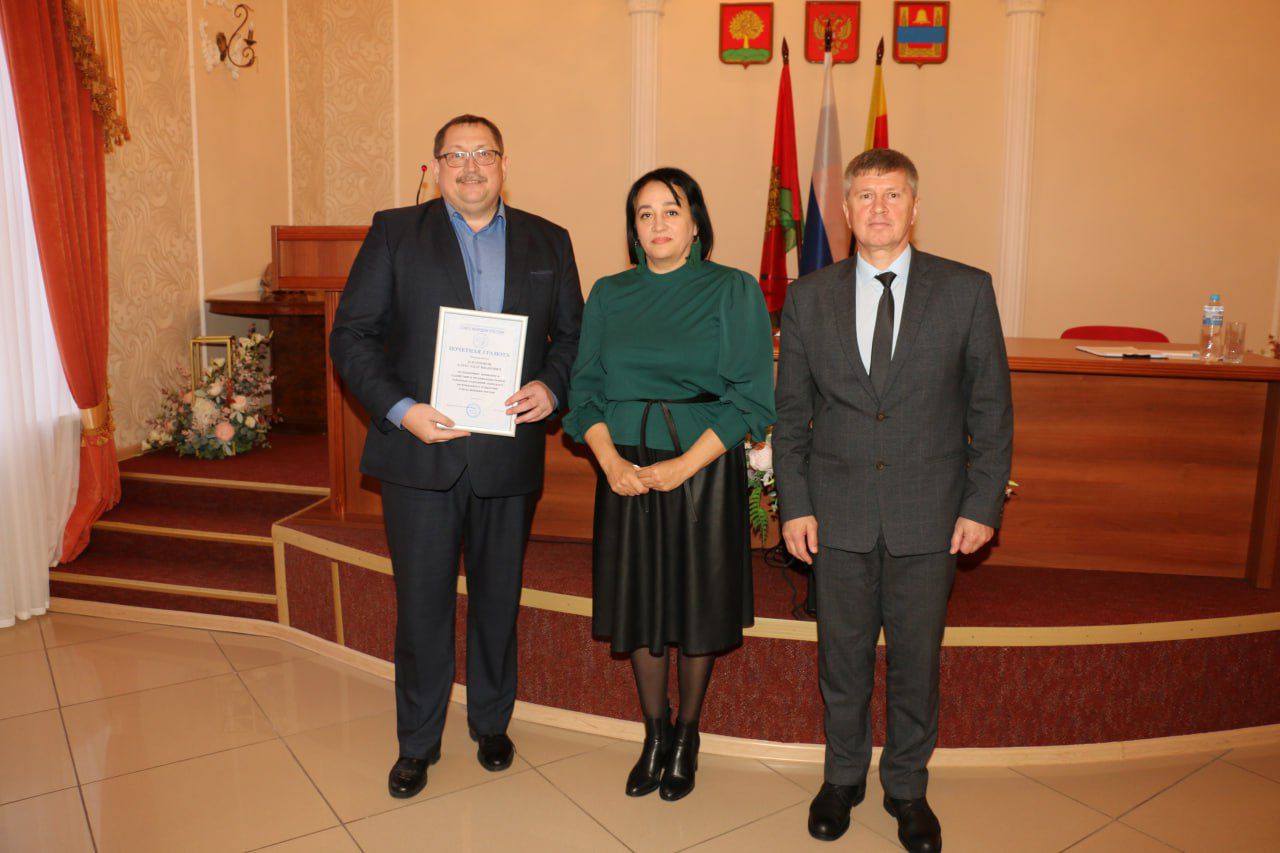 Е.Ф. Лахова поблагодарила главу администрации Хлевенского муниципального района