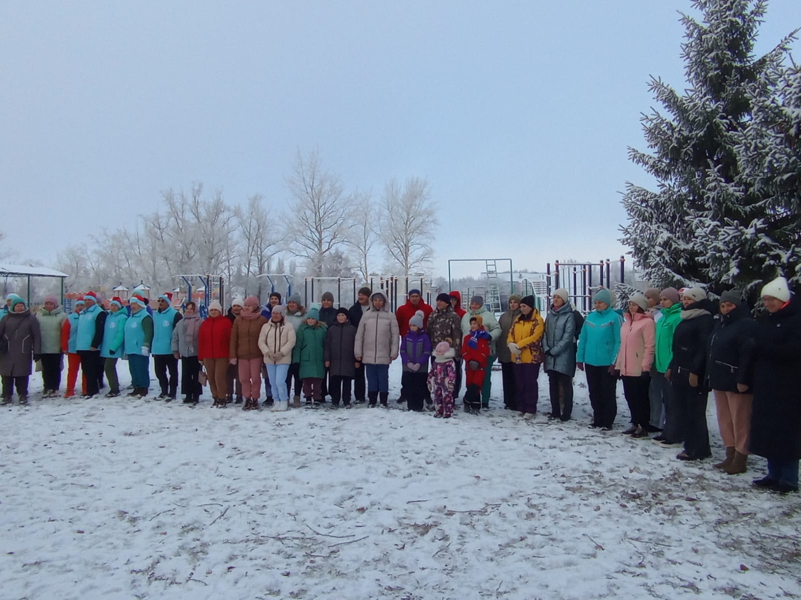 4 января В Воловском муниципальном округе на центральном стадионе состоялся праздник для любителей активного отдыха