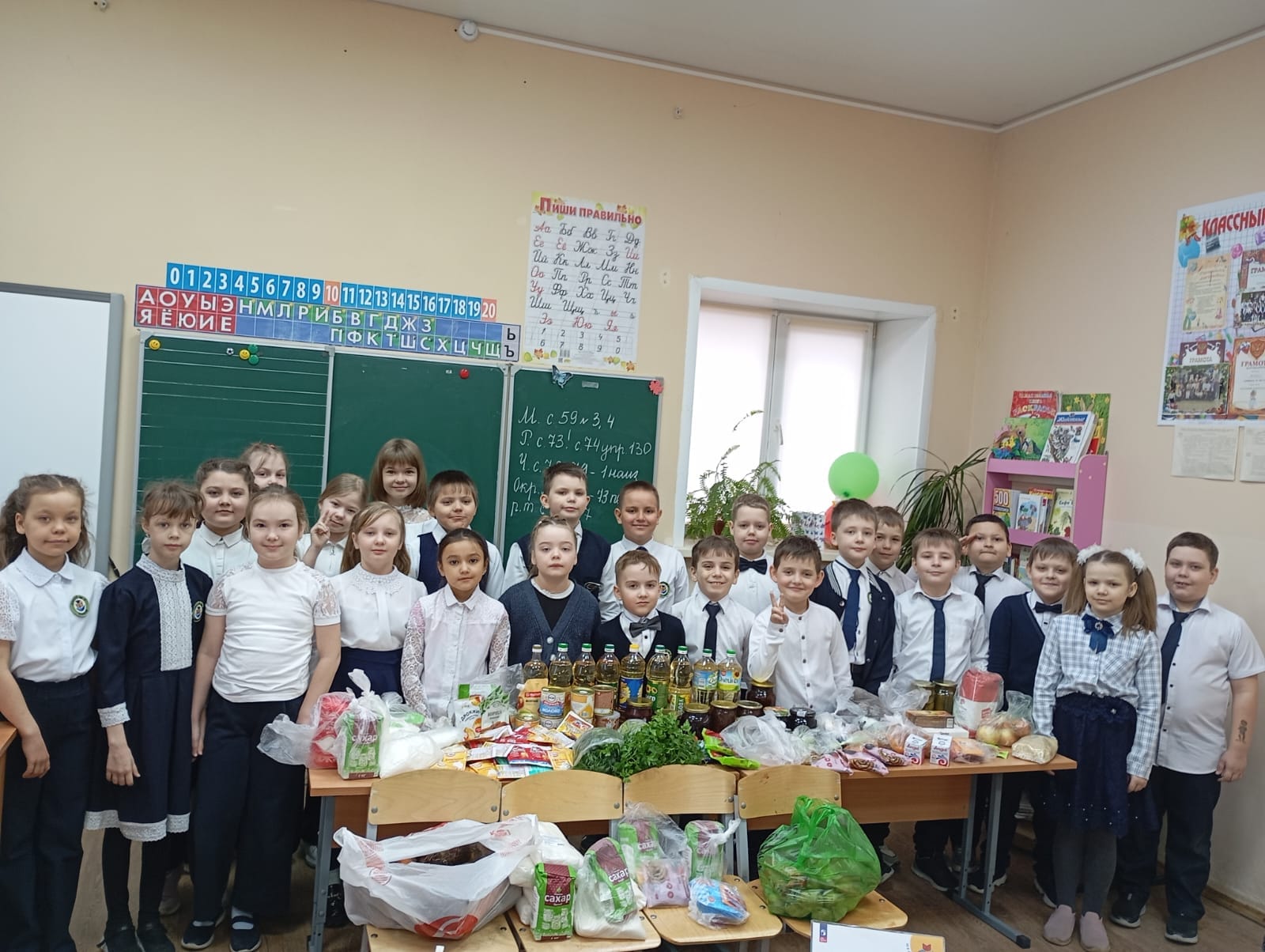 Детская забота солдатскому сердцу