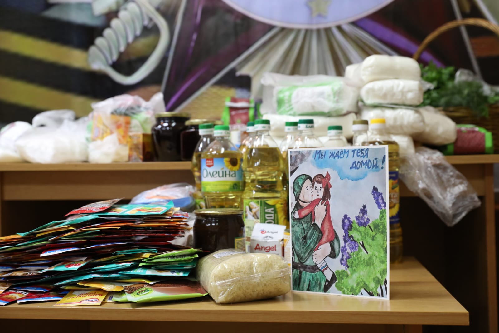 Детская забота солдатскому сердцу