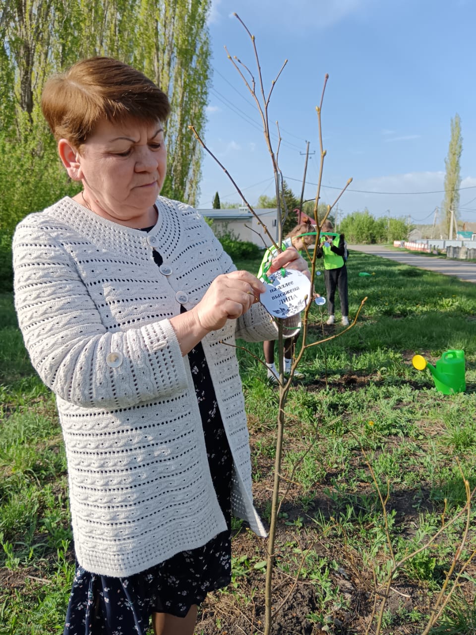 В сельском поселении Среднематренский сельсовет высадили саженцы липы и ирги