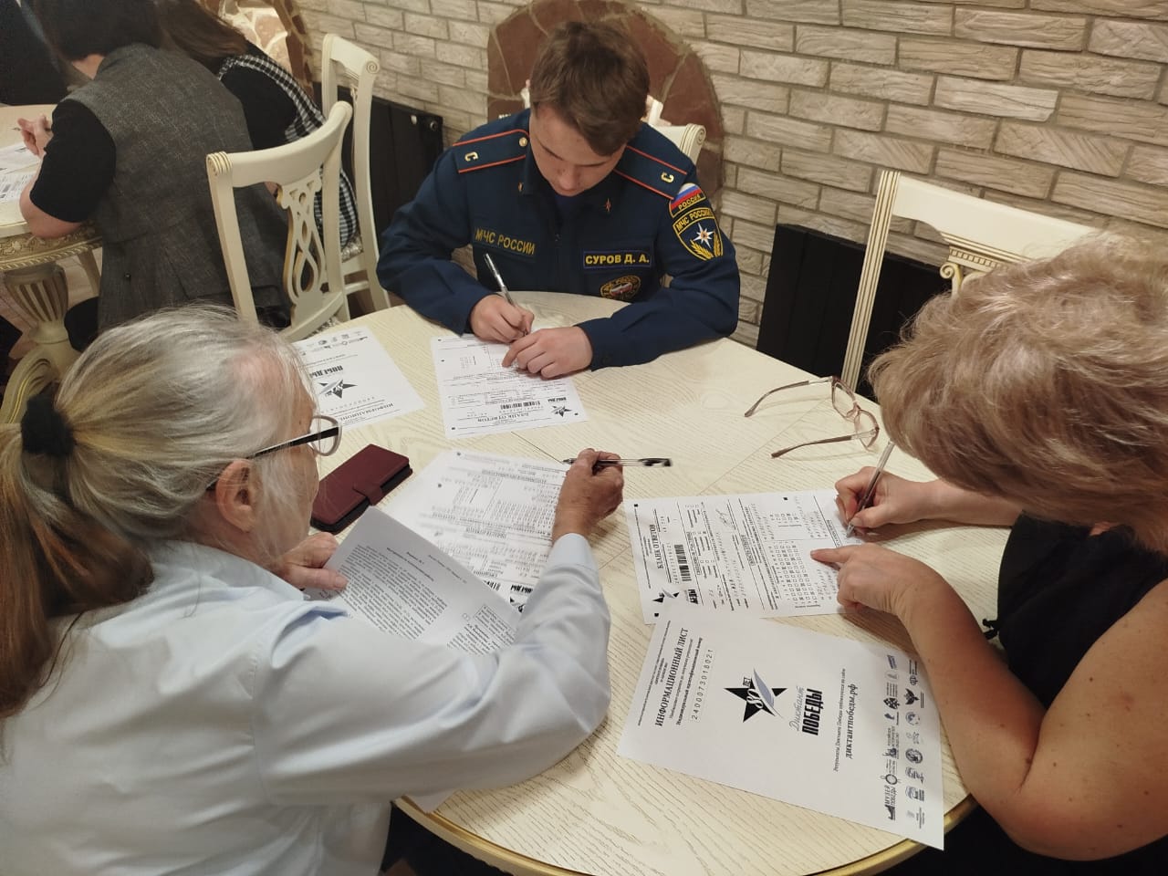 25 апреля прошла историческая акция «Диктант Победы» на площадке Усманского краеведческого музея им.Б.П.Княжинского