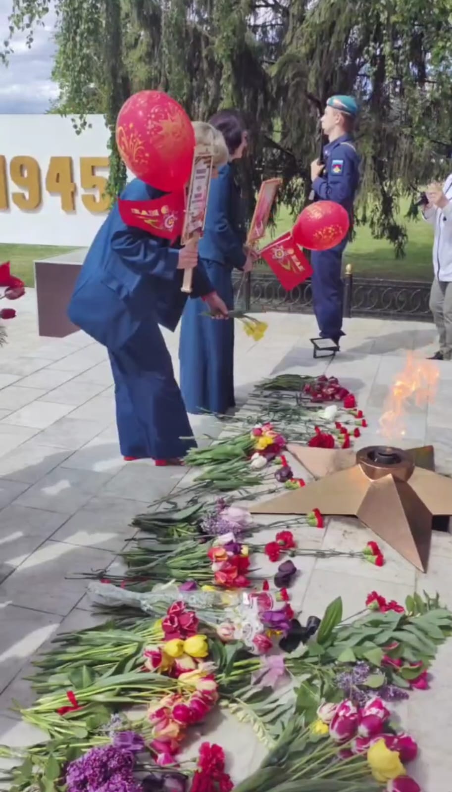 В Воловском округе отметили 80-ую годовщину Победы в Великой Отечественной войне