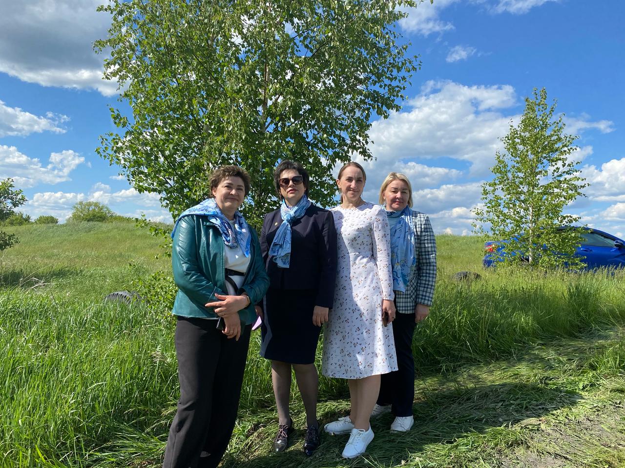 Высадка кедров в  Добринском районе