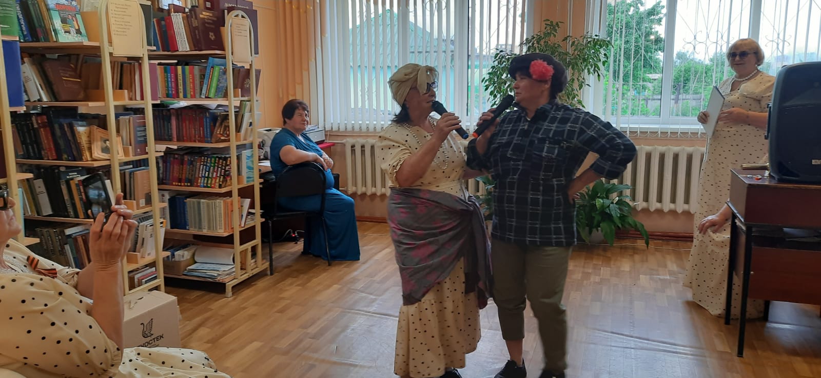 Долгоруковский филиал ЛОО ВОС посетил членов ВОС Тербунского района с концертной программой