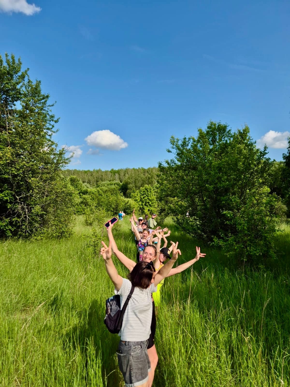 В Данковском районе прошел туристический поход по знакомым тропинкам Стрелецкого леса