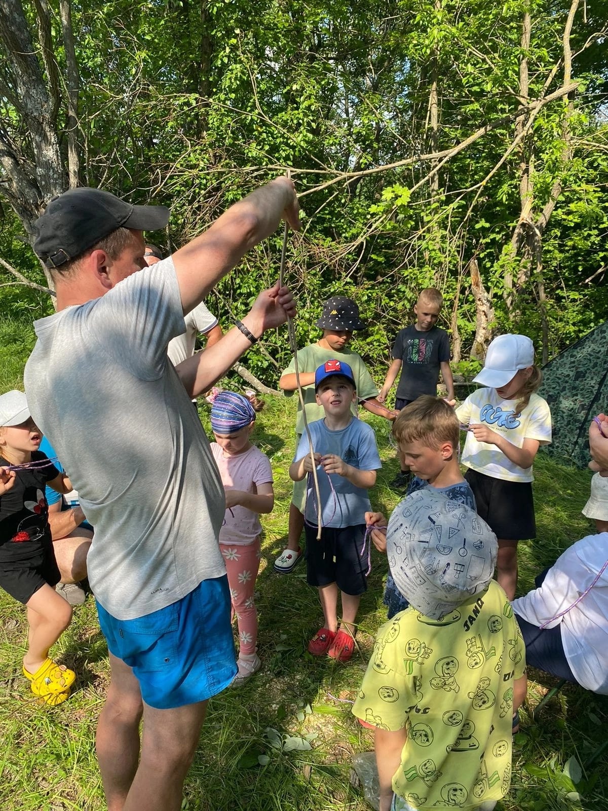 В Данковском районе прошел туристический поход по знакомым тропинкам Стрелецкого леса