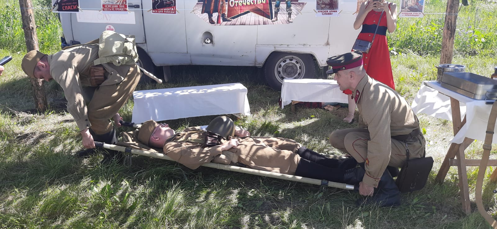 5-6 июля в селе Озерки прошел фестиваль военно-исторической реконструкции «Тербунский рубеж