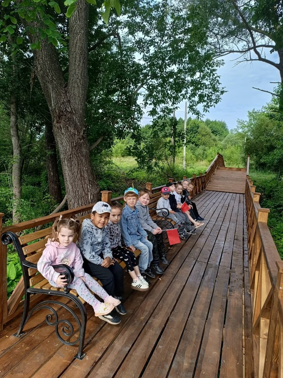 В Усманском районе прошла экскурсия по родным местам для воспитанников детского сада "Родничок"