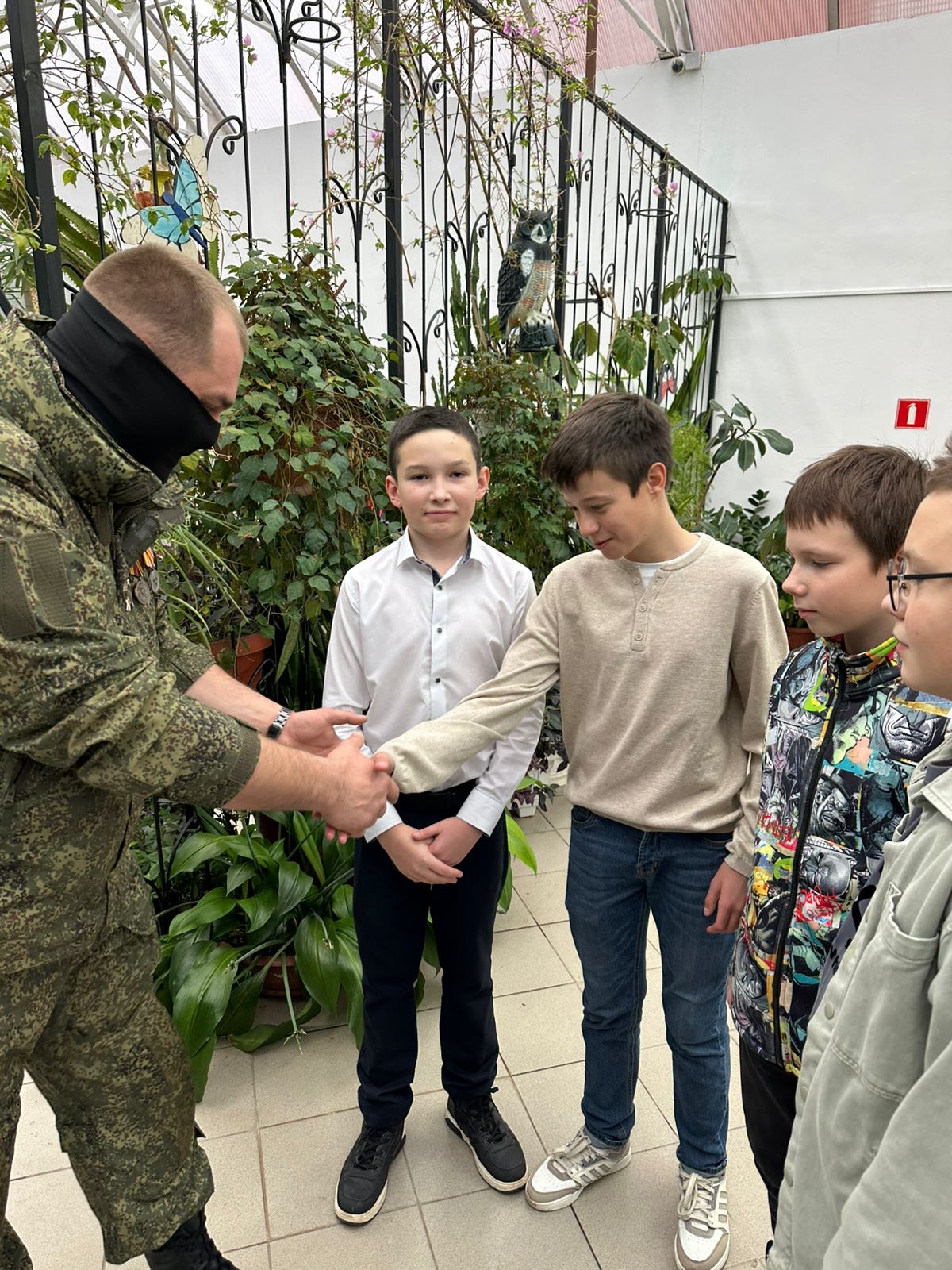 Патриотическая встреча прошла в ДДТ "Октябрьский"