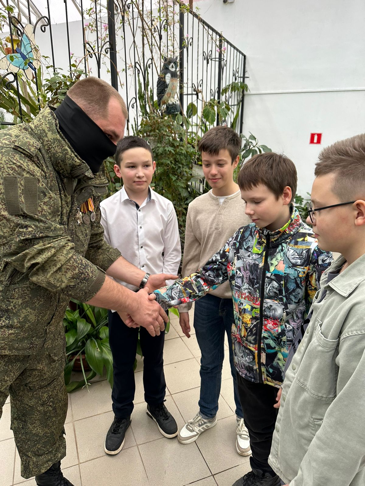 Патриотическая встреча прошла в ДДТ "Октябрьский"