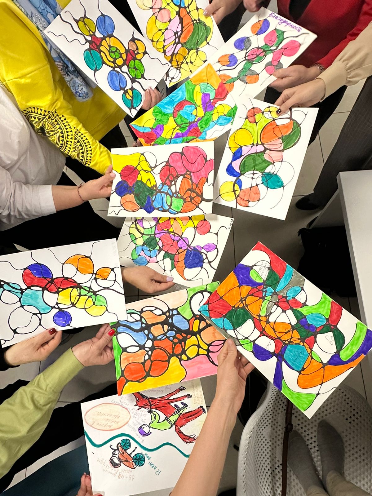 В Штабе общественной поддержки состоялся мастер-класс по нейрографике