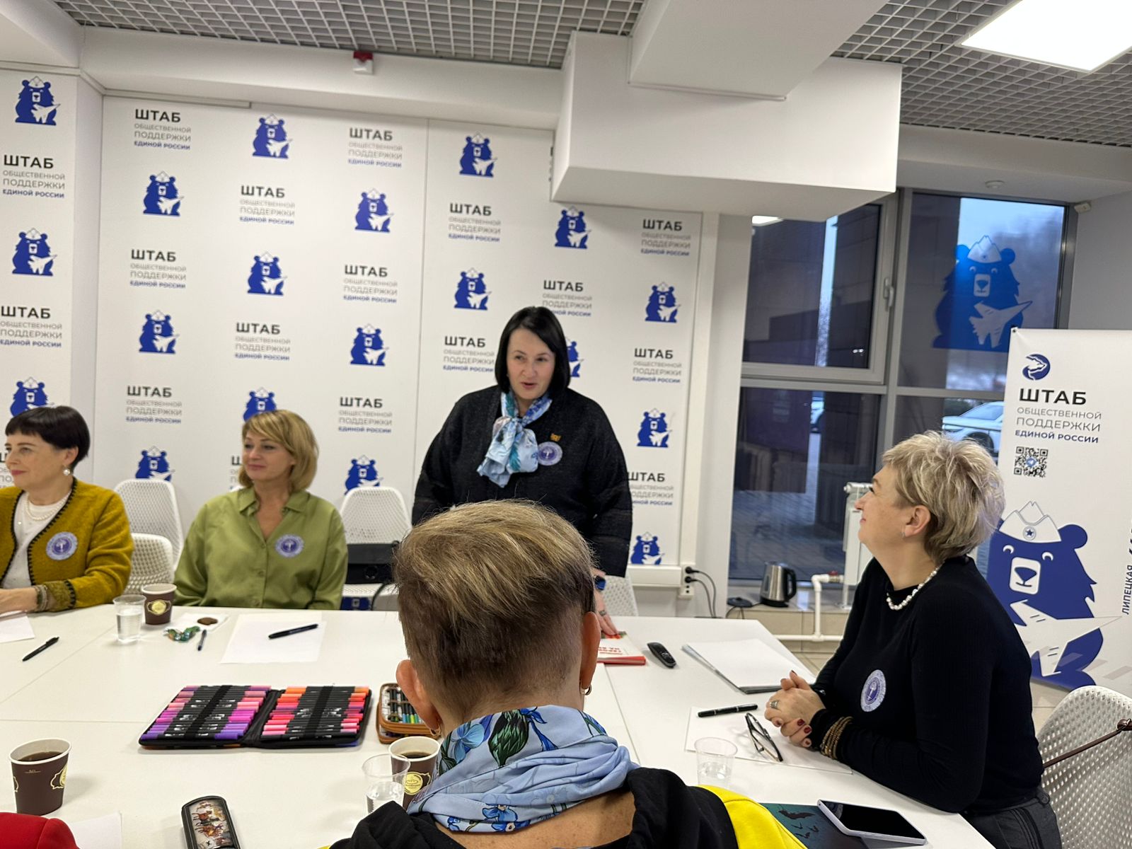 В Штабе общественной поддержки состоялся мастер-класс по нейрографике