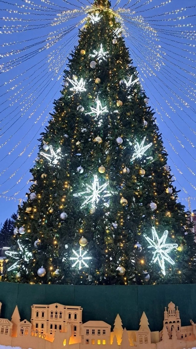 Новогодняя столица Липецкой области встречает гостей