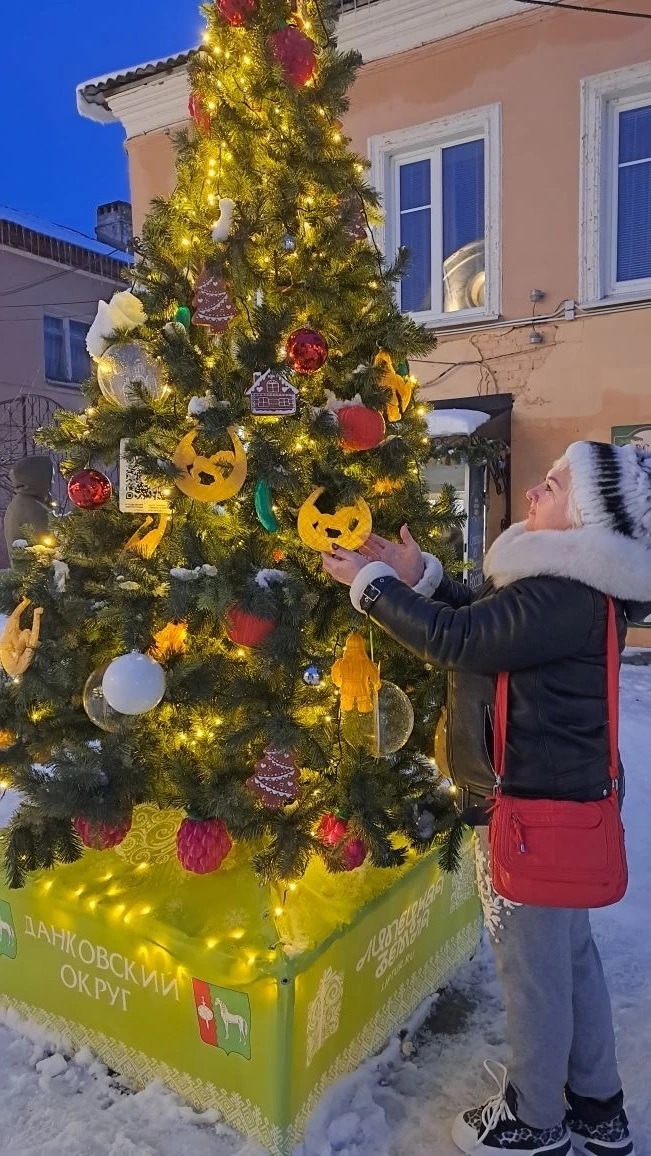 Новогодняя столица Липецкой области встречает гостей