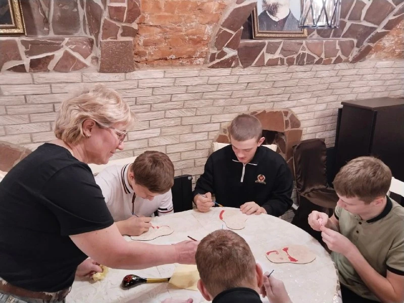 В Усманском краеведческом музее им.Б.П.Княжинского прошло мероприятие "Узоры русских росписей