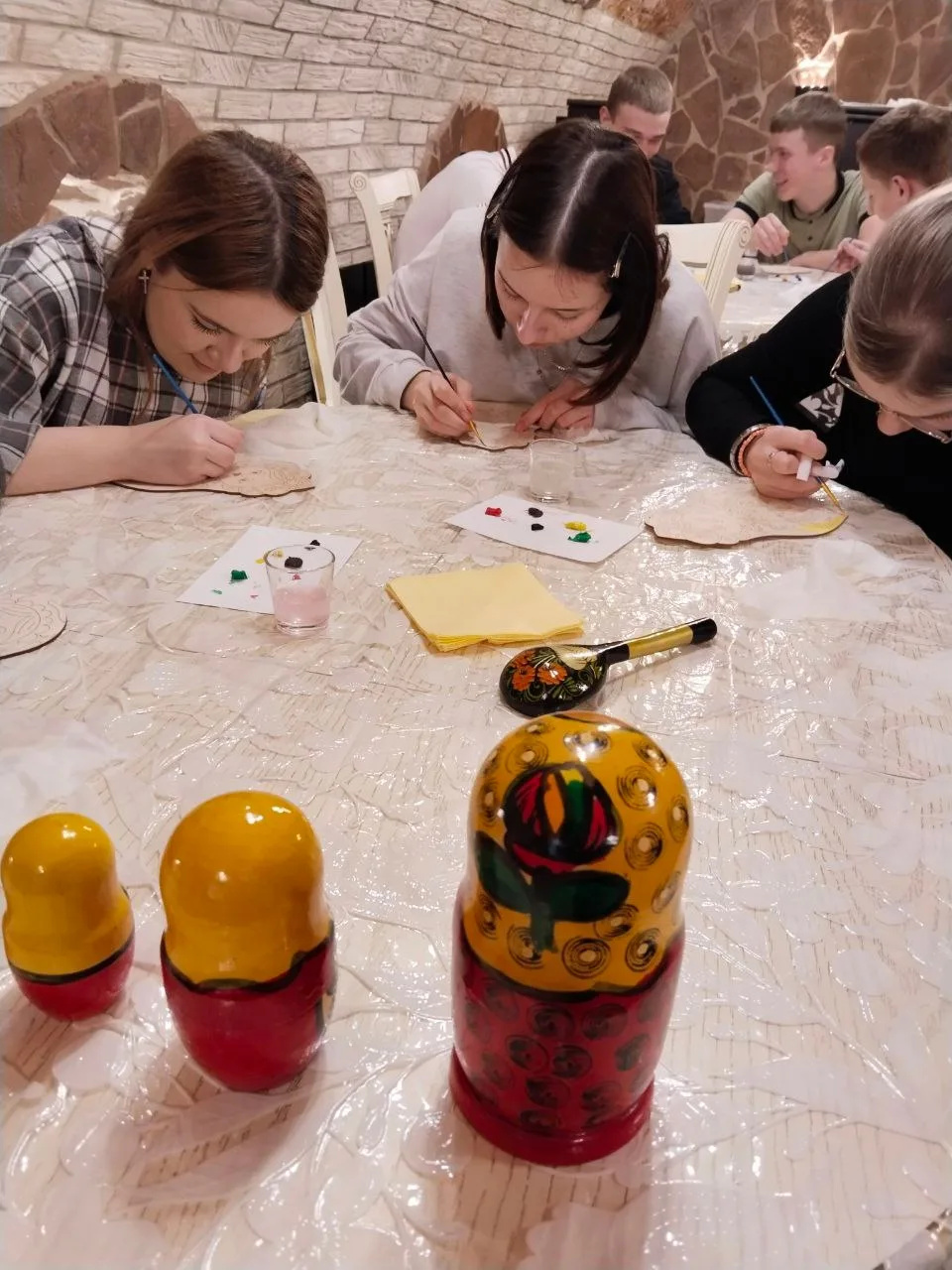 В Усманском краеведческом музее им.Б.П.Княжинского прошло мероприятие "Узоры русских росписей