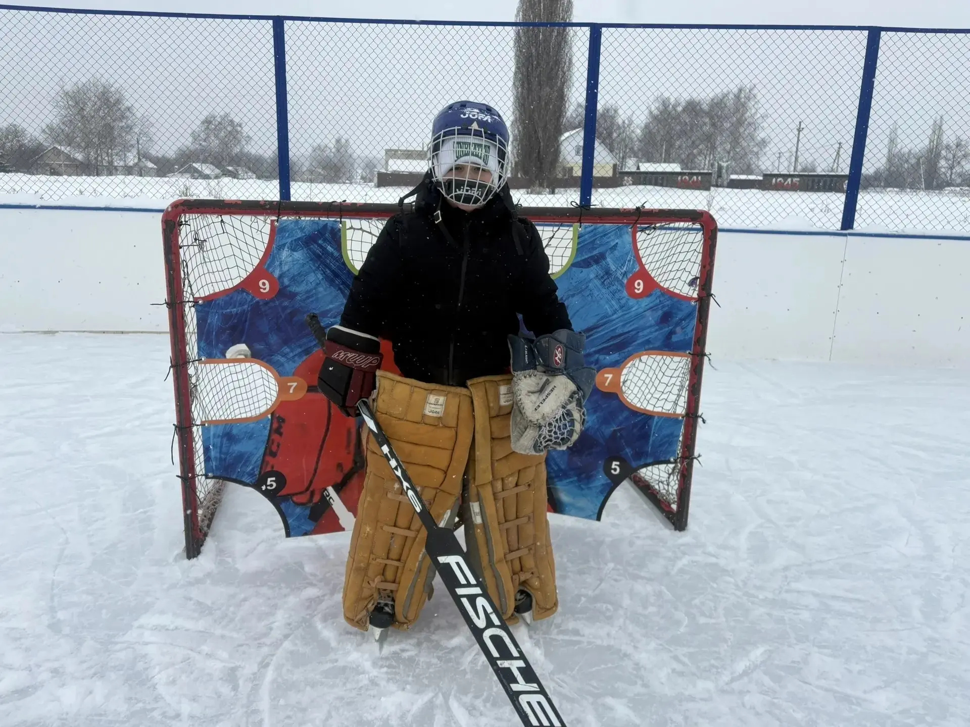 В селе Н-Никольское прошла спортивная эстафета на льду