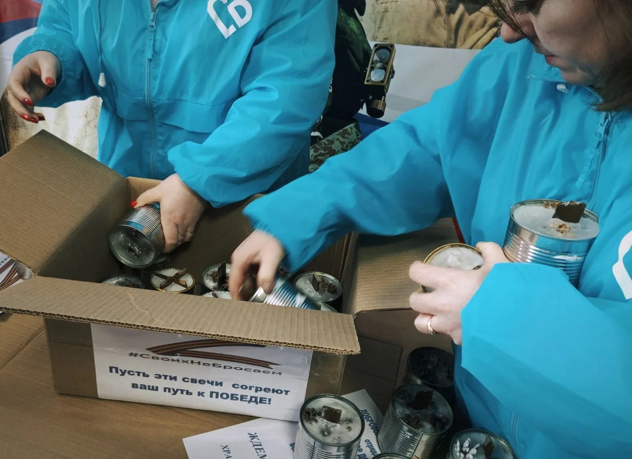 В с. Волово прошел мастер-класс по изготовлению окопных свечей