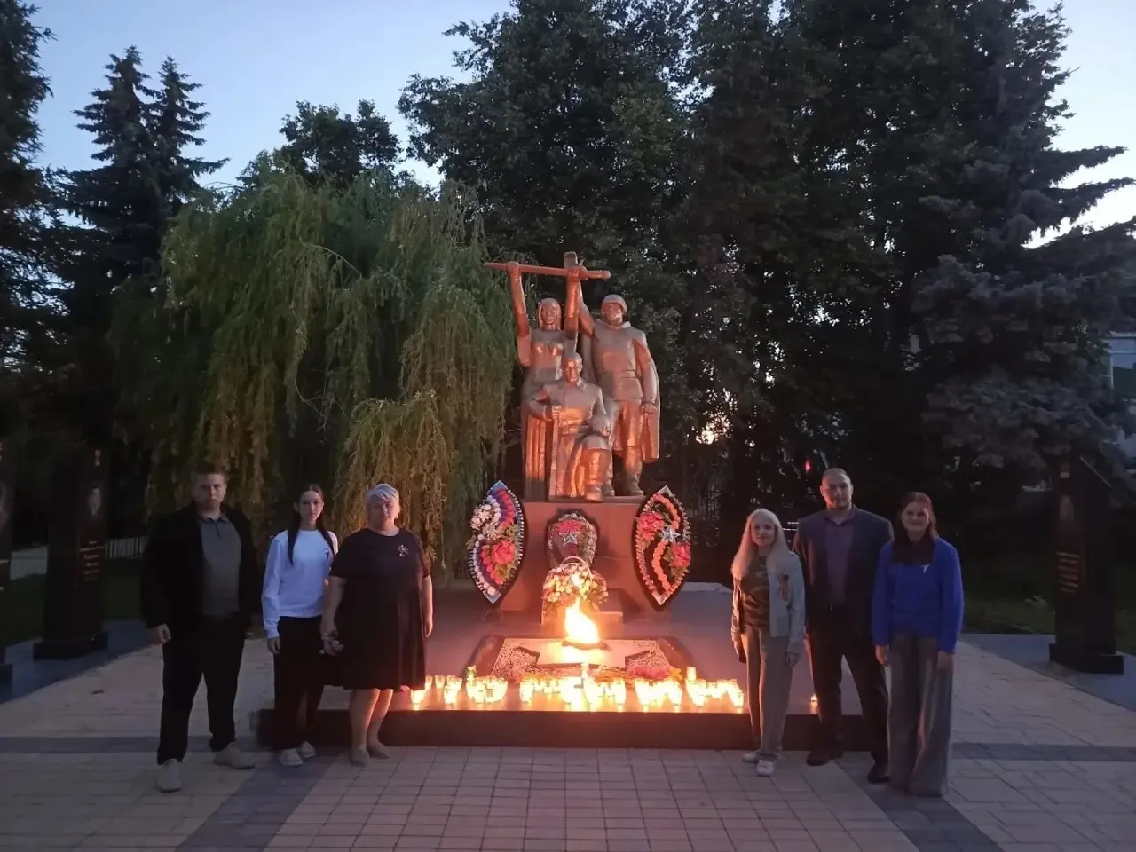 В Добровском округе прошли мероприятия к 85-й годовщине со дня начала Великой Отечественной войны