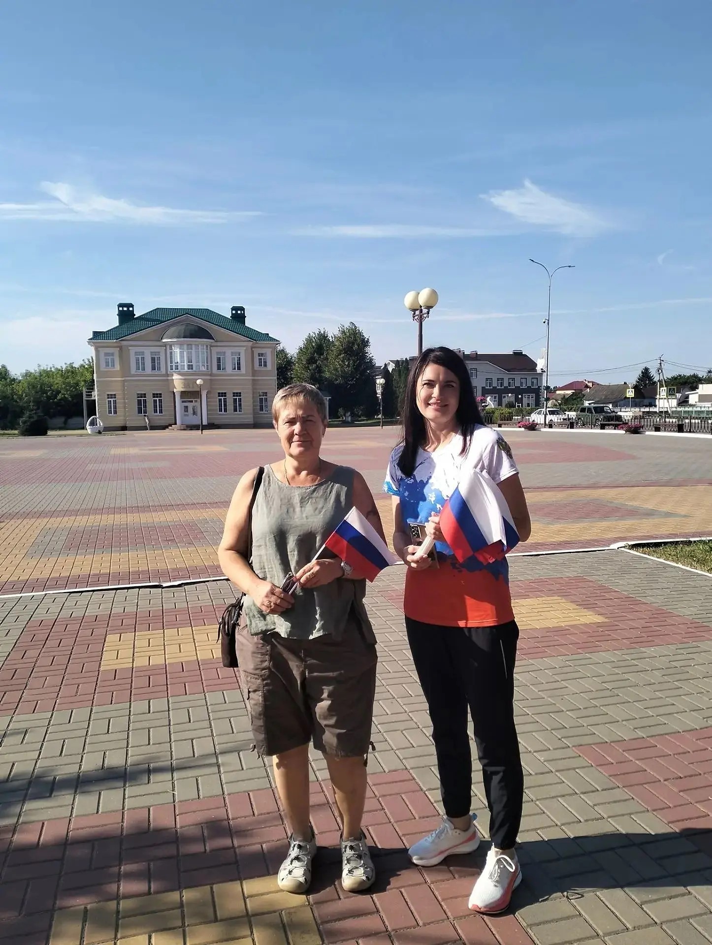 22 августа в с. Тербуны прошли мероприятия ко Дню Государственного флага России 