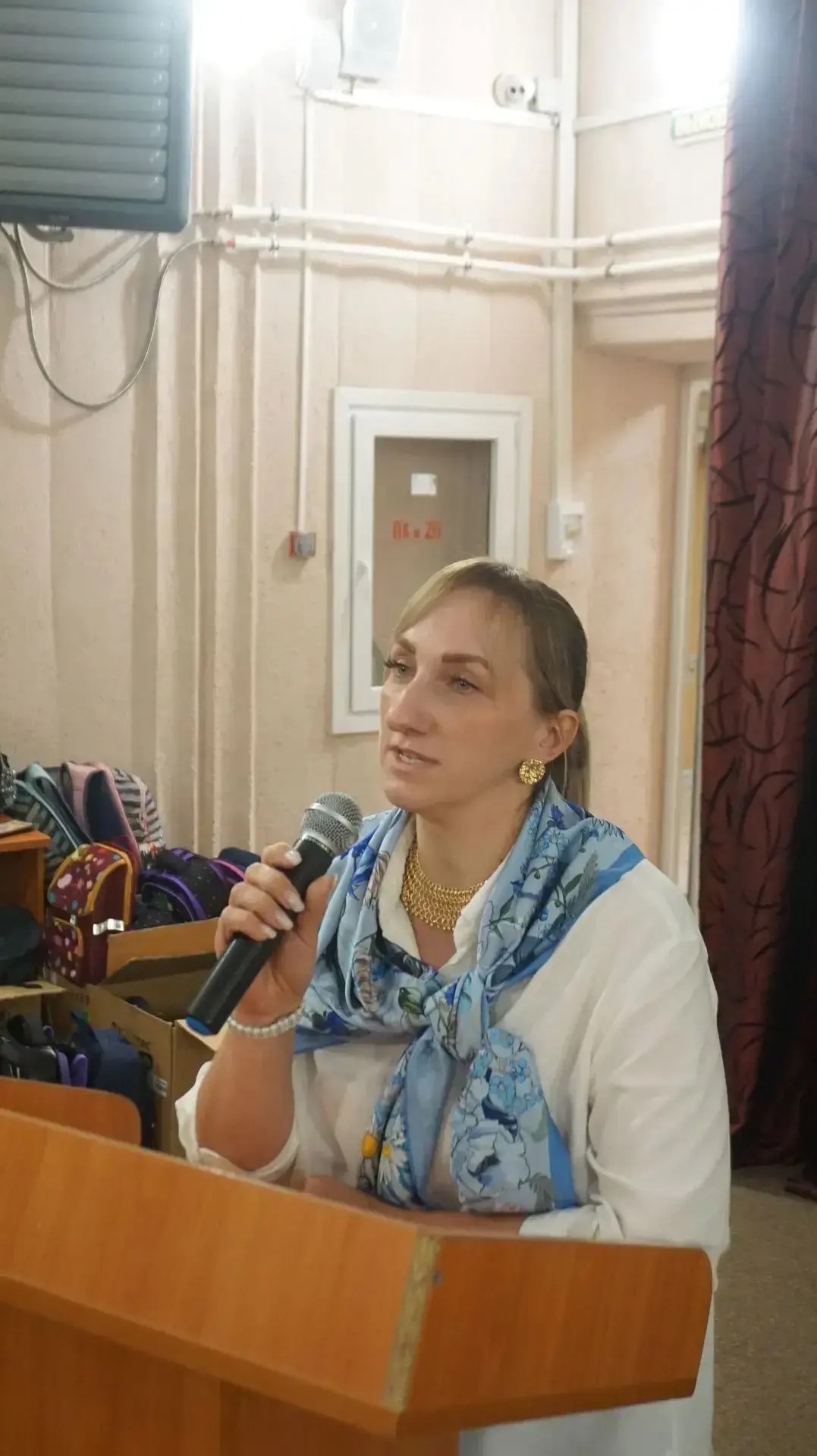 Активисты Добринского окружного отделения помогли подготовить школьников к новому учебному году