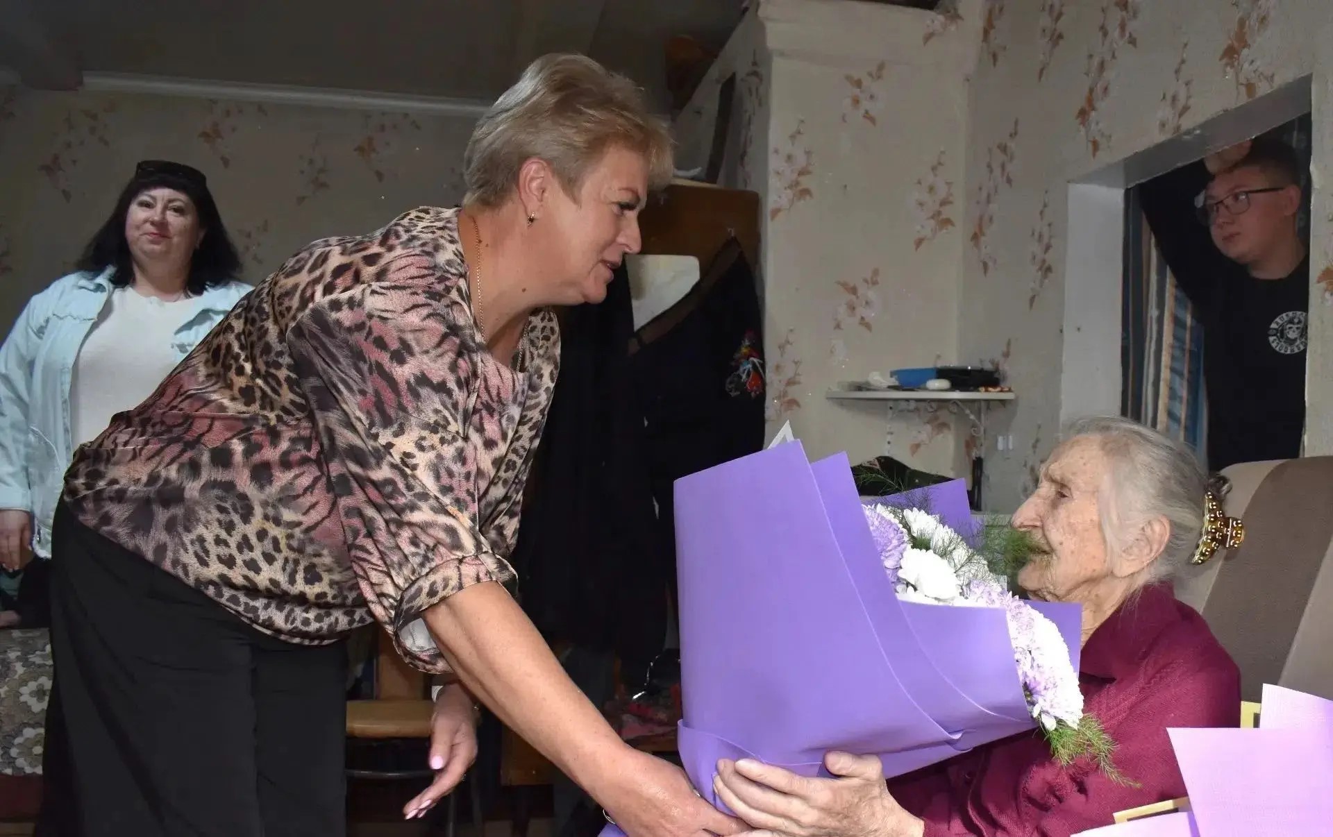 Вчера 100-летие со дня рождения отметила труженик тыла Мария Сергеева из с. Слобода Измалковского округа